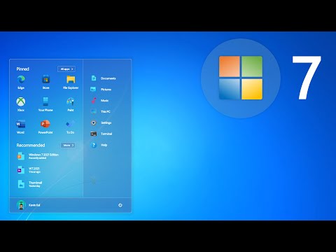 Meet Windows 7 2021 Edition (Concept)