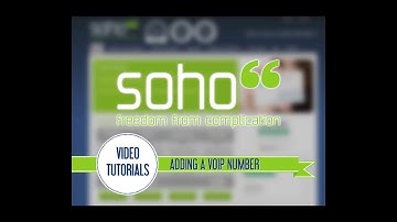 SOHO66 TUTORIAL - Adding a VoIP Number