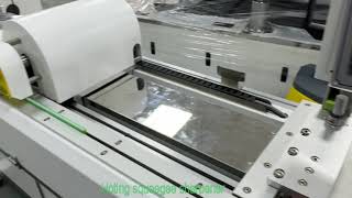 Automatic squeegee grinding machine, squeegee sharpener, squeegee grinder, screen printing squeegee
