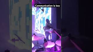 Bass and drum communication is key! #drums #worship #bass