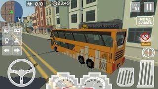 Mr. Blocky City Bus SIM (by Awesome Kids Games) Android Gameplay [HD] screenshot 1