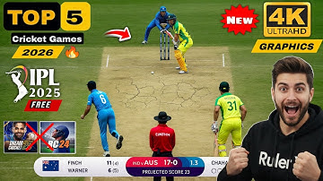 Best Cricket Games for Android 2026 🔥 | High Graphics Cricket Games 🤯