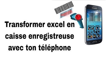 Transforme Excel en caisse enregistreuse avec ton téléphone | application de caisse enregistreuse