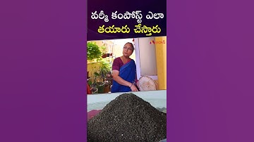 వర్మీ కంపోస్ట్ ఎలా తయారు చేస్తారు  #pinnakapadma #teluguinterviews #gardening #plants #aadhantalkies