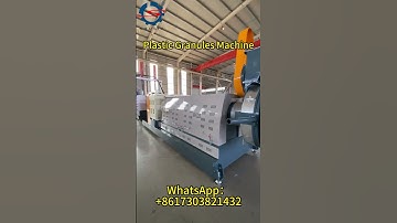 Plastic Granules Machine: Key Machines For Recycling Plastics Into Pellets