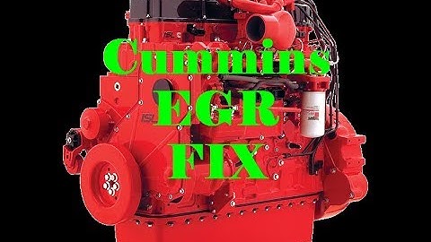 EGR Quick Fix 2 - Cummins