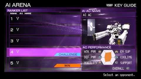 Armored Core Silent Line Portable Javelin DLC Lab5 AI Arena