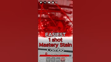 Easy ONE SHOT Mastery Stain Combo in HEROES BATTLEGROUNDS #roblox #heroesbattlegrounds #mha
