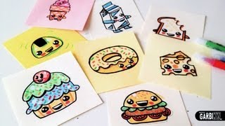 draw kawaii drawings easy drawing garbi tutorial foods animal doodle things getdrawings bonita dibujar sencillos comida dibujos