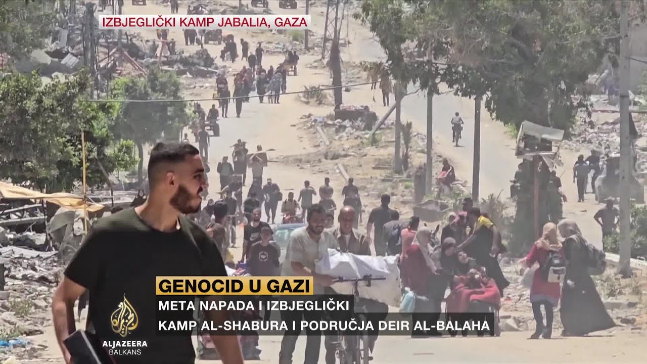 يغادر الفلسطينيون جباليا وسط إطلاق نار كثيف.