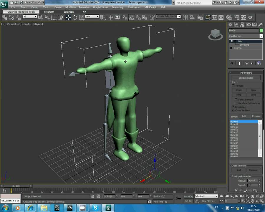 3D Studio Max Tutorial Ossos Animação YouTube