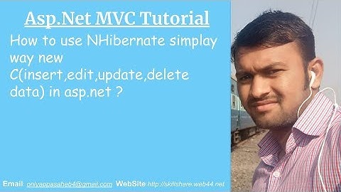 How to use NHibernate simplay way new C(insert,edit,update,delete data) in asp.net ?