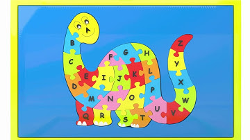 Learn Numbers with Dinosaur Shape Matching Puzzle | 3D Learning Video for Kids
