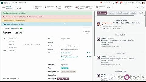 Odoo Smart Alerts v17 by faOtools overview