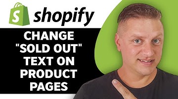How to Change "SOLD OUT" Text on Product Pages | Shopify Tutorial 2025