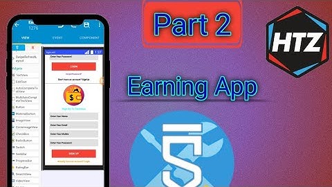 Earning App Part 2 In Sketchware