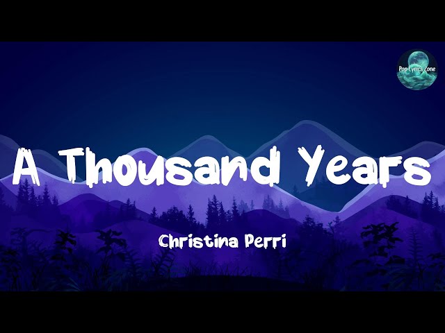 Christina Perri - A Thousand Years (Lyrics English-Spanish