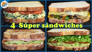4 sándwiches para el regreso a clases con muchas proteínas, muchas verduras