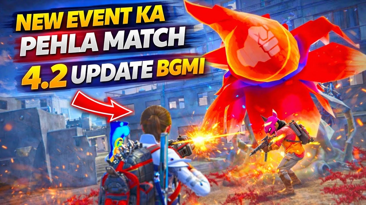 New Event Ka Pehla Match 🔥 BGMI 4.2 Update Gameplay | Full Action & Chaos 2026