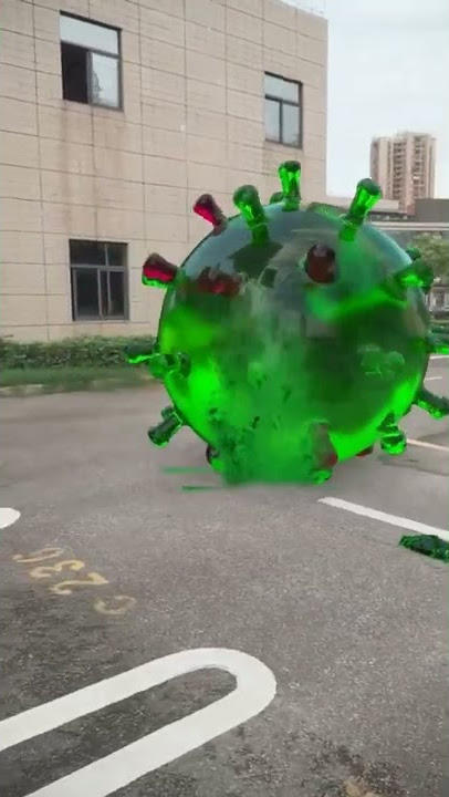Giant Corona virus 😱😱😮😲 3d animation | future technology imagination