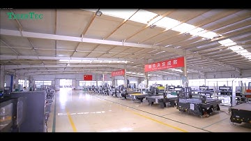 TigerTec video 2020 CNC ROUTER, CNC nesting process center, Cabinet Machine Center with Twin Table