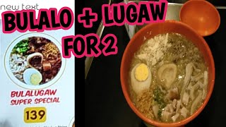 bulalo + lugaw =bulalugaw