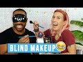 ♦ BLIND/ NO MIRROR makeup challenge z Harrym! 😂 ♦ Agnieszka Grzelak Beauty