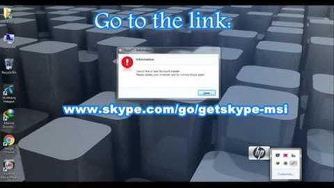 Cannot Find Or Load Microsoft Installer While Installing Skype on Windows PC
