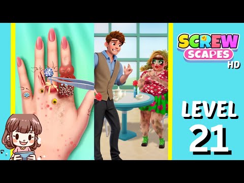 Screwscapes Level 21 Solution Walkthrough
