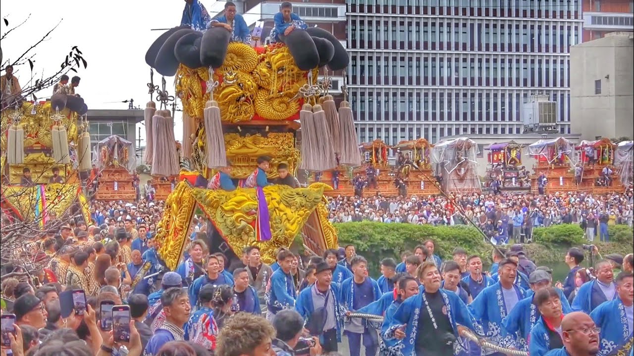 西条祭り2024 御殿前 御輿(みこし) 奉納【喜多濱·朔日市·中西·下喜多川