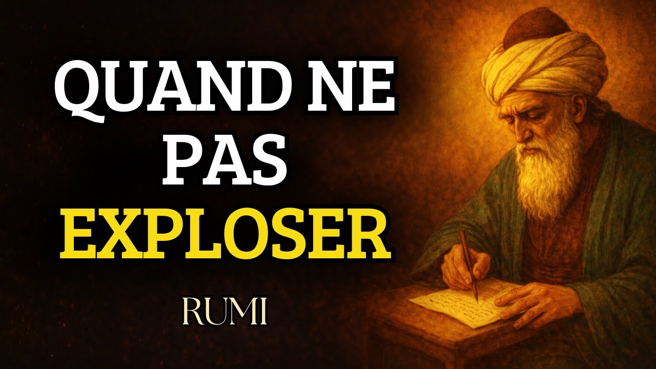 Comment Ne Pas EXPLOSER Quand Tu Es Déjà À La LIMITE (Le Calme Profond De L’Âme) | Rumi