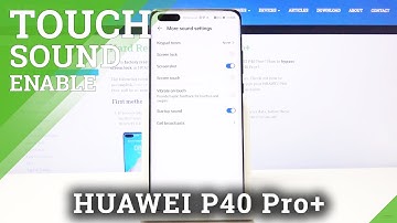 How to Activate Touch Sounds in HUAWEI P40 Pro+ - Keyboard Settings