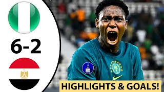 NIGERIA 6-2 EGYPT HIGHLIGHTS AND GOALS! WAFCON 2026 IN MOROCCO!