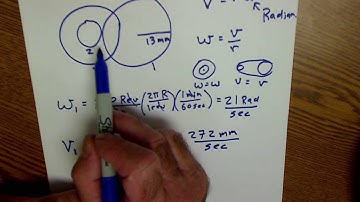 Angular and Linear Velocity, Three Gear Problem
