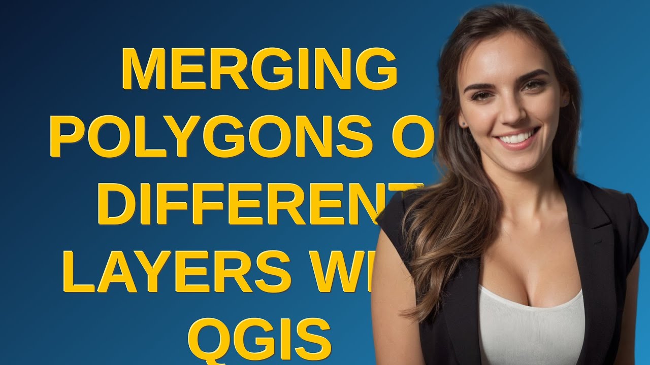 Gis: Merging polygons of different layers with QGIS - YouTube