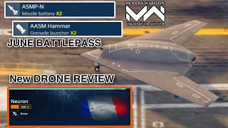 Modern Warships NEURON - June Battle Pass (VIP) New Drone Full Review 💥