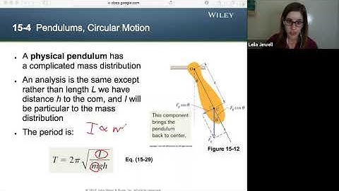 phys3A ch15.4 Pendulums, Circular Motion