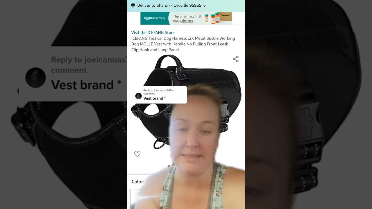 Durable tactical dog harness guide 