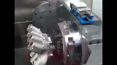 Automotive part with 5th Axis Workholding