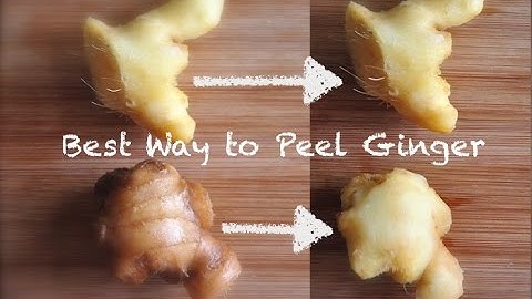 Best way to Peel Ginger | One Minute Kitchen Hacks | RecipesRSimple