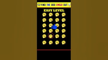 Memory Test Find Odd Emoji | Riddle And Puzzle Part 29 | shorts