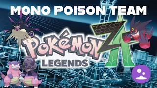 USING ONLY POISON TYPES IN LEGENDS ZA!! (Legends ZA Online Battles)