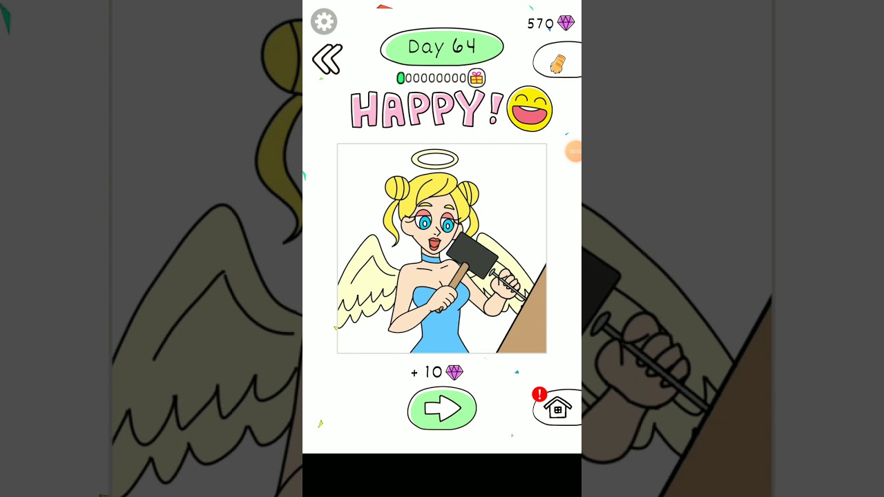 draw happy life game 🤪🤪