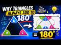 Proving the Triangle Angle Sum Theorem (No Memorization!) | WhatsX Math?
