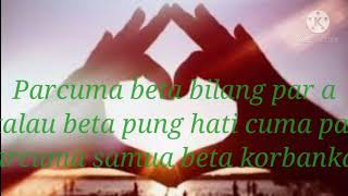 Lagu  orang ketiga bahasa ambon , ciptaan vicky salamor