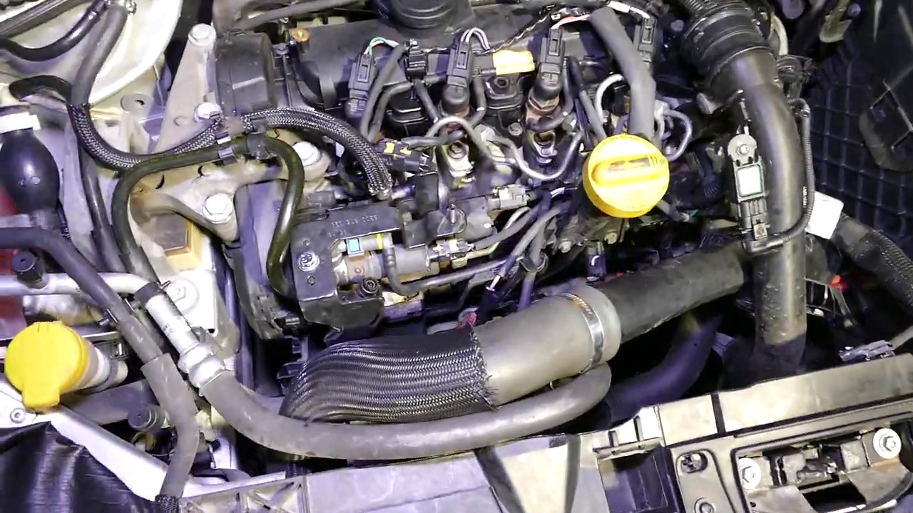 Renault Megane III Facelift 1.5d Common Rail 2012–2013. Engine code K9K - YouTube