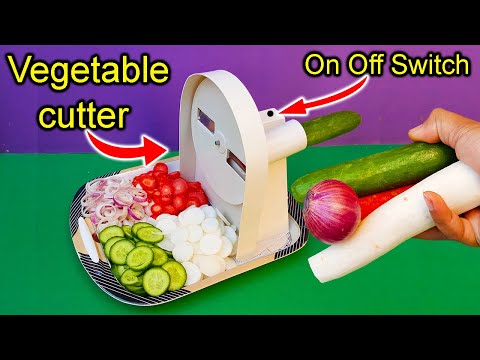 How To Make Vegetable Cutting Machine At Home