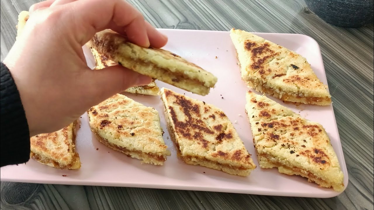 أبراج أو خبز مبسس محشي بالتمر من أبن الحاجات اللي تنجمو تجربوهم (وصفات رمضانية)