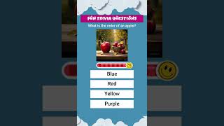 Whats The Color Of An Apple? Fun Color Quiz For Kids