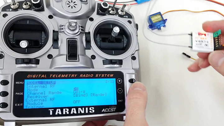 How to bind FrSky V8R7-II to Taranis X9D